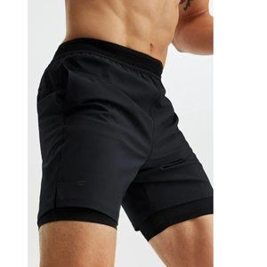 Fabletics The Fundamental Short (Lined) in Black Size L